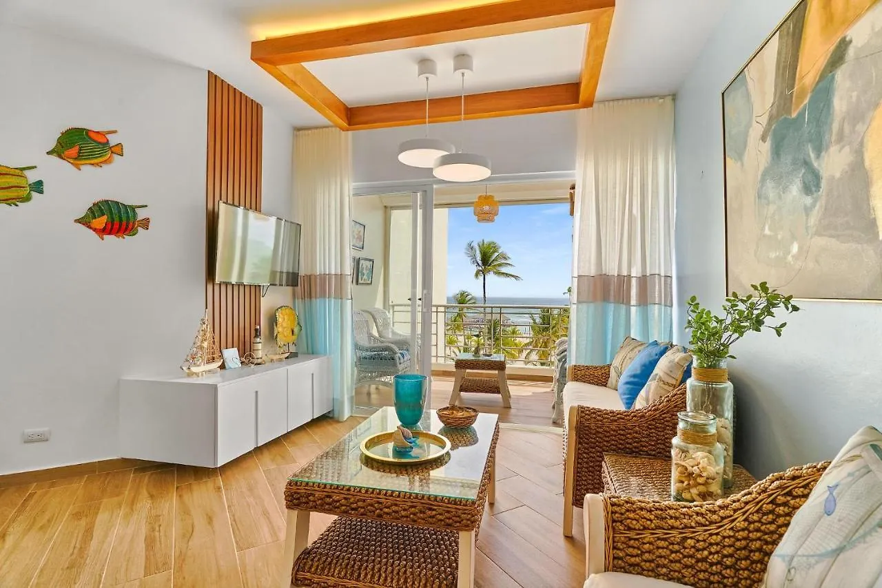New! Unique Beachfront And Pool View Apartment At Juan Dolio 0*,