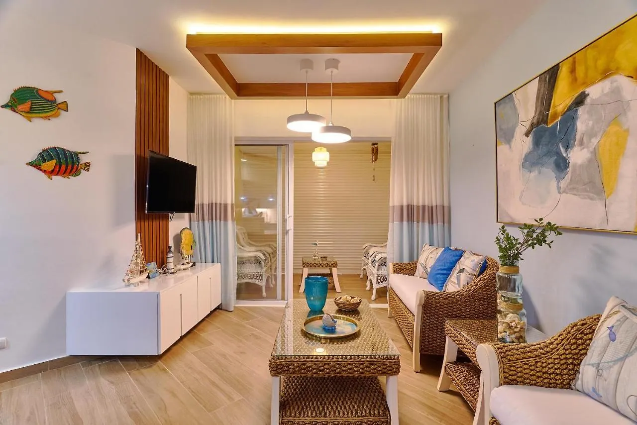 New! Unique Beachfront And Pool View Apartment At Juan Dolio Dominican Republic